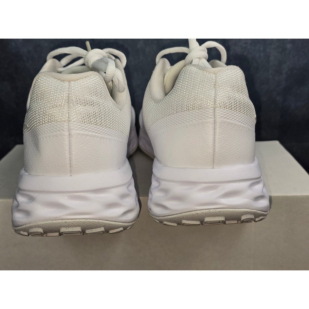 Nike Revolution 6 Next Nature White Running Shoes Mens Size‎ 9 DC3728-102 - Picture 3 of 7